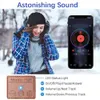 Kulaklıklar Bluetooth Kulaklık Müzik Müzik Kış Kış Sıcak Örgü Şapkası Kablosuz Kulaklık Kapağı Çalışan Spor Şapkası Erkekler /Kadınlar İçin Mikrofonlu
