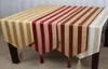 Nova listra longo linho corredor de mesa de natal algodão pano de mesa de jantar retangular moderno simples almofadas de café 230x33 cm9065773