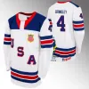 USA Hockey 2024 IIHF World Junior Champions Jersey''nHl''8 Sam Rinzel 1 Trey Augustine 22 Isaac Howard 4 Gavin Brindley 27 Gavin Hayes 9 Ryan Leonard 11 Oliver Moore J