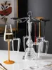 Wine Glasses 360ml Thin rods Champagne Glasses Crystal Gobles Colored Rods Bordeaux Glasses Sparkling Wine Glasses Creative Glass Ware YQ240105