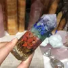 Decorative Figurines Crystals Resin Chakra Chips Tower Feng Shui Gems And Minerals Wand Point For Spiritual Products