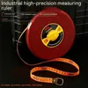 203050100M Hand Disc Ruler Carpenter Metric Measuring Meter Tape Measure Tool 240109