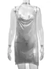 カジュアルドレス2024女性キラキララインストーンバックレスセクシードレスイブニングパーティーボディコンローカットナイトクラブベスティドフェスティバル衣装