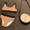 Dziewczyna dziewczyna stroje kąpielowe Zestawy Projektowanie Dziecka dziecięce dziecko kąpielowe letnie dzieci bikini dziewczęta moda luksus listu w kratę drukowana kostium pływania