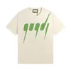 패션 브랜드 남성 T 셔츠 디자이너 편지 편지 패턴 짧은 슬리브 캐주얼 느슨한 여자 티셔츠 하이 스트리트 커플 탑 m-2xl