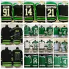 Reverse Retro 14 Jamie Benn Hockey Jerseys 21 Jason Robertson 91 Tyler Seguin 4 Miro Heiskanen Winter Classic Ed Heren Zwart Jersey