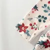 Girlymax – robe de noël pour petites filles, imprimé Floral, avec poches, longueur aux genoux, vêtements pour enfants