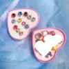 Bague d'amour pour enfants, jouet en cristal, couvre-chef de princesse pour bébé fille