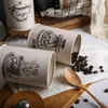 Storage Bottles Tanks Steel Kitchen Utensils Multifunction Color Tea Coffee Sugar Square Box Case Househould Mason Candle Jars With Lid