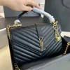 Tasarımcılar çantalar ys cassandre matelasse woc haberci zarf el çantası deri kadın metal zinciri lüks çanta cüzdan tote çapraz vücut torbası omuz eyer çanta el