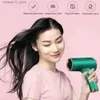 ヘアドライヤーポータブル500Wヘアドライヤー2600MAHコールドウインドコードレスロニックヘアドライヤーUSB充電式強力な2ギア旅行ホームドミトリーQ240109