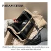 Umhängetaschen außerhalb der Saison Tasche Retro für Frauen Mode PU Leder Sherpa Wolle Messenger tragbare Casual Damen Designercatlin_fashion_bags