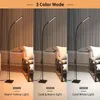 1pc LED Floor Lamp, Color Temperature Adjustable 10 Levels Brightness Dimmable Floor Standing Light Adjustable Gooseneck USB LED Lamp For Home Room