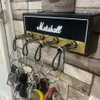 Guitar Keychain Key Rack- Rack 2.0 Jack Guitar Wall Ii Key Rack Storage Hanger Holder Jack Amp Electric Key Mounting 240108