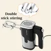 800W Electric Food Mixer Double Sticks Egg Beater Knead Dough 5 Hastigheter Kök Blender Cream Jam Pudding Milkshake Hand 240109