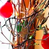 Suministros para fiestas Árbol de Navidad Estrellas de metal Pentagrama oxidado Pequeña estrella Granero Miniaturas Decoraciones País