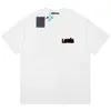 Louies Vuttion Luksusowa marka mody projektant T Shirt Mens T Shirt Wysokiej jakości bawełniany litera drukowana damska koszula Louies Louies Casual Soft Vuttion Tee 7086