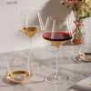 Vinglasögon Nordiska guldbotten röda vinglas i vinröd glasögon bägare hushåll whisky glasögon vinredskap vin skåp dekoration yq240105