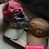 Designer Ball Caps Workwear Trendy Brand Soft Top Washed Baseball Hat Leather Label Duck Tongue Hat Men's and Women's Summer I1ql