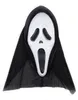 Korku kafatası maskeleri cadılar bayramı parti dekor maskeleri çığlık atan iskelet yüz buruştur