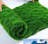 100100 cm konstgjord mossa falska gröna växter mat faux mossa vägg torvgräs för butik hem uteplats dekoration greenery1293940