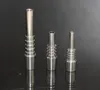 3 Joint Titanium Tip Collector Domeless Nail 10mm 14mm 19mm G2 Inverterade grad 2 Ti Naglar för DAB STRAW CONCENTRATE DAB RIGS2199067