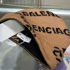 Balenciage Hat Letter Logo Officiell webbplats 1: 1 Beanie 2023 Vinter lyxig designer stickad hatt för män och kvinnor