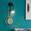 Lâmpada de parede resistente à ferrugem versátil lâmpadas led elegante cabeça rotativa para quarto corredor barra moderna decoração de casa