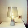 Tafellampen Nordic Glas Cement Nachtkastje Lamp Post Moderne Lichte Studeerkamer Woonkamer Slaapkamer Bureau Staande Armaturen