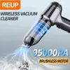 95000Pa Wireless Vacuum Cleaner Strong Suction Handheld Auto Home Car Mini Blowing Integration Set 240109