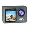 Appareils photo numériques 5K Caméra de sport étanche Wifi Télécommande 2.0 et 1.3 Double couleur Sn Casque d'équitation DV Drop Livraison OTNNH