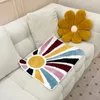 Carpets Colorful Sun Handmade Tufted Rug Kid Living Room Bedroom Bedside Thickened Floor Mat Game Carpet Soft Doormat Entrance Foot Pad