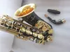 High-end Eb Altsaxofoon A-991 Zwart lichaam gouden toetsen Japanse ambachtelijke gemaakt jazz instrument altsax met Case