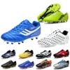 Designerskor Herrkvinnor Soccer Shoes Football Boot White Green Pack Cleat Zooms Mesh Trainer Sport Football Cleats Train Storlek 35-45