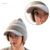 Berets Women Knitted Baseball Hat For Artists Rappers Painter Writer Cold Winter