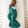 Bambufiber baby sommar sovsäck mjuk bekväm blixtlås barn född sömn säck ärmlösa sömnväskor för barn 240108