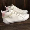 2024 Kobiety Kobiety Sneaker Włoch Włochy Marka Slajd Star Bue Black Lopard Print Pink Gold Glitter Classic White Doold Dirty Hi Goldens Buty Mokasyny