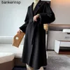 Кашемировое пальто Maxmaras Labbro Coat 101801 Чистая шерсть Высококачественный новый продукт 100% чистого кашемира, тяжелый свободный двусторонний кашемир для женщин средней длины, полный casRQGV