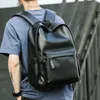 Marki mężczyzn plecak skórzany szkolna torba komputerowa moda wodoodporna torby biznesowe
