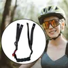 Bisiklet kaskları evrensel güvenlik kask çene kayışı ayarlanabilir elastik kayış bisiklet şapkası çene kayışları motosiklet bisiklet kask kapağı montajı aktarmacıları240109