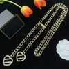 Women Luxury channel Designer Letter Pendant Necklaces Simple 18K Gold Plated Crysatl Pearl Rhinestone Sweater Newklace Wedding Party Jewerlry Accessories