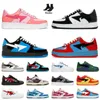 High street män sta kvinnor basket skor patent läder lyx sneaker svarta vita casual skor utomhus tränare skateboard sneakers