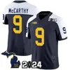 Donovan Edwards 2024 Rose Bowl Drake Nugent Michigan Wolverines College Football Championship LaDarius Henderson 89AJ Barner Josaiah Stewart JJ McCarthy Jersey