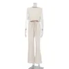 Women's Two Piece Pants Elegant Suit 2024 Shoulder Pad Sleeveless Top Two-Piece Casual Fashion Cotton And Linen Women's