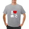 Herren Tank Tops I Love House Music T-Shirt Jungen Weiße T-Shirts Übergroße Hippie-Kleidung Männer Langarm