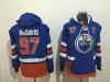 97 Connor McDavid Edmonton Oilers 29 Leon Draisaitl 44 Zack Kassian 99 Wayne Gretzky Hoodie Sweater Hokey Formaları 57 58