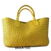 Jodie Bottegaavenetas Bag Woven Women's Bag Tote Big 2024ハンドヘルドワンショルダーライトラグジュアリー大容量野菜バスケットレッド