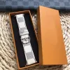 Classic Designer Smart Watches Strap for Loms MenリストバンドApple iwatch7/3/2/1/5/6ヴィンテージブランドレザー41/40/45/44mmデザイナーウォッチバンドG241104PE