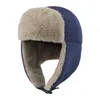 Connectyle y chaud trappeur chapeau pour hommes femmes hiver russe chapeaux épais en peluche doublé imperméable Ushanka chasse ski casquette 240108