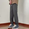 Herrenhose Ergonomische Herren-Freizeithose im japanischen Stil, elastische Kordelzug-Cargohose mit Taschen, dicke Baggy-Arbeit für große